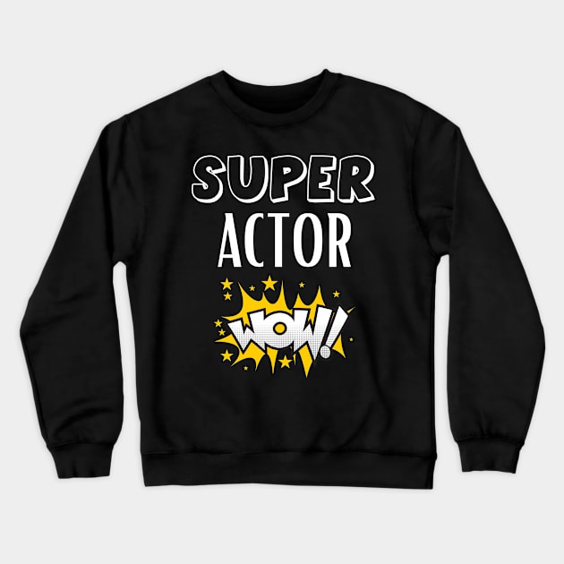 actor Crewneck Sweatshirt by Mdath